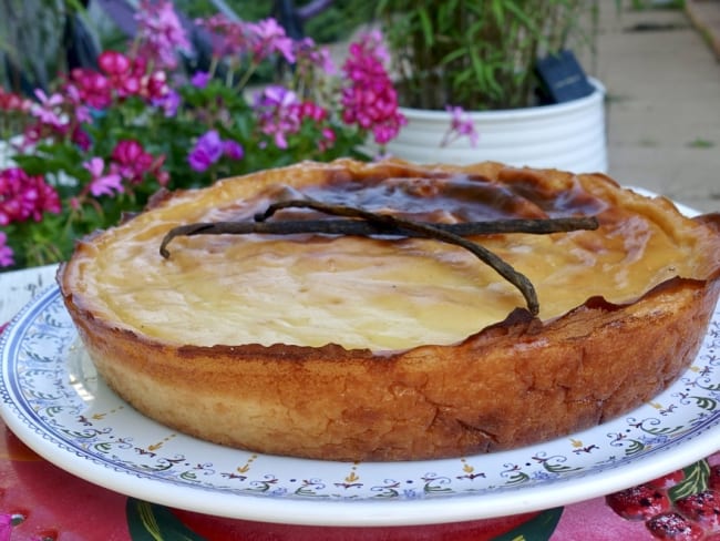 Flan pâtissier sans pâte