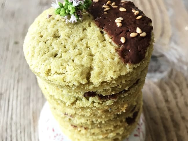 Sablés au matcha - Une recette spéciale IG Bas