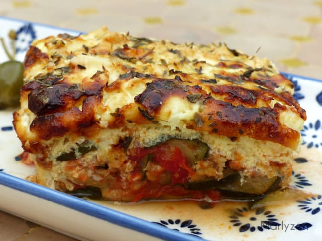 Gratin de courgettes à la feta