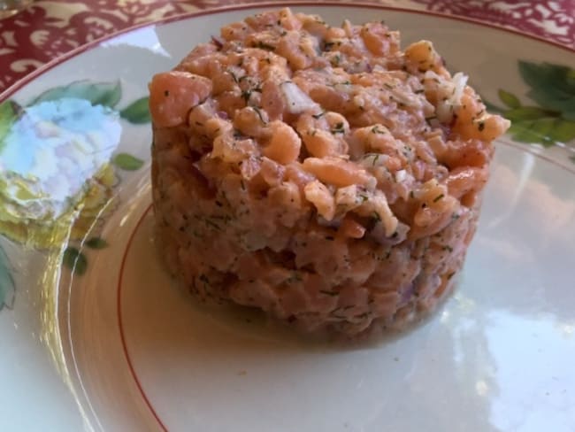 Tartare de saumon