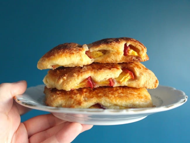 Scones d'été aux pêches