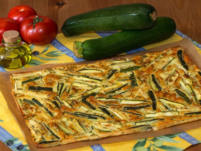 Scarpaccia aux courgettes