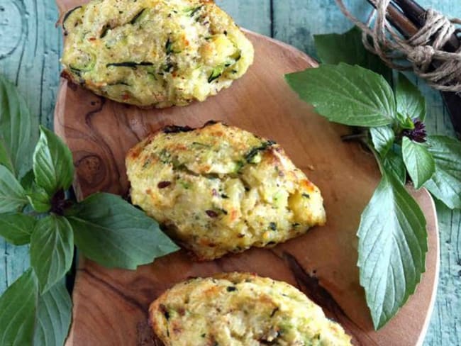 Quenelles de pommes de terre et courgettes