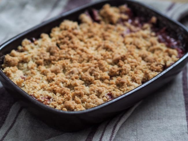 Pâte à crumble aux flocons d'avoine