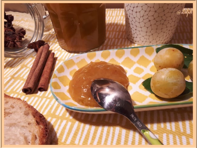 Confiture de Mirabelles à la cannelle et à la Badiane