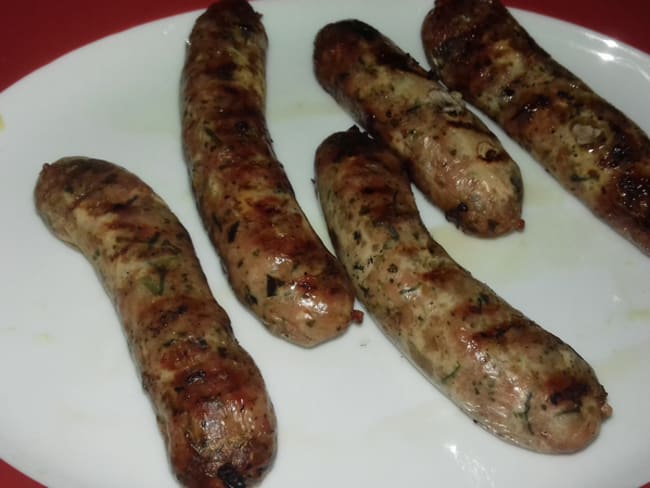 Saucisses aux herbes