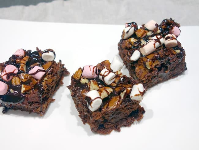 Rocky road cake : un gâteau typiquement américain