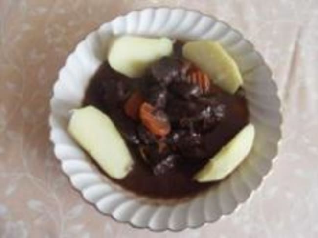 Boeuf Bourguignon à l'Orange et au Chocolat