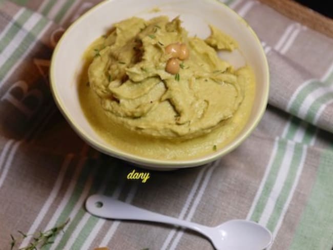 Houmous à l'avocat