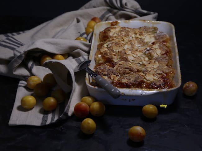 Cobbler aux mirabelles