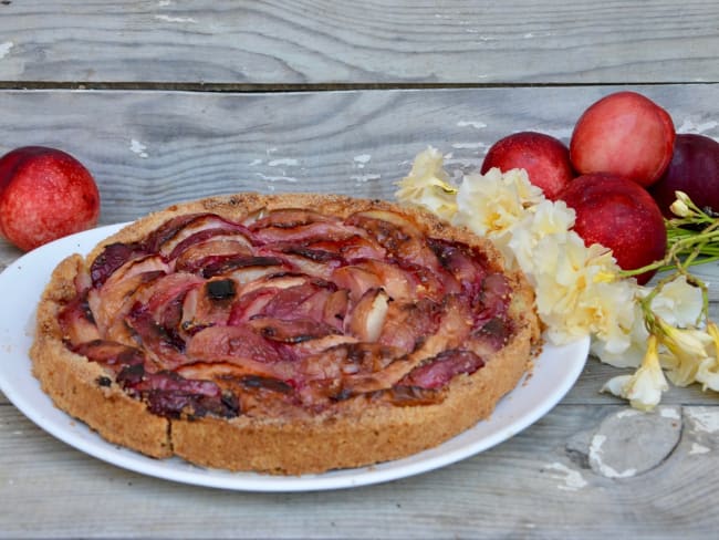 Tarte aux pêches