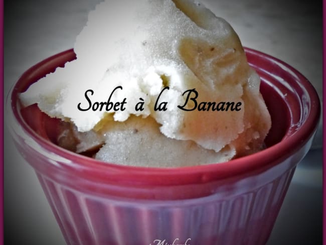 Sorbet à la banane