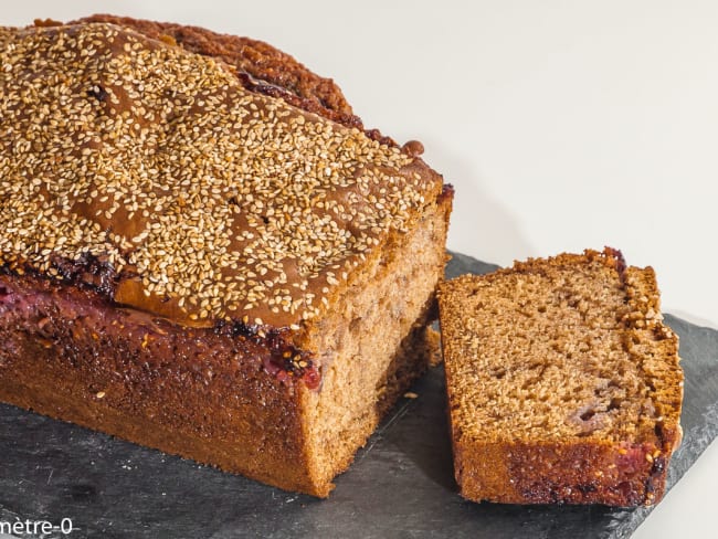 Gâteau du matin au sarrasin et aux framboises