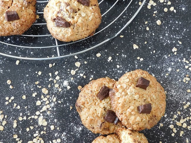 Cookies amande et flocons d'avoine