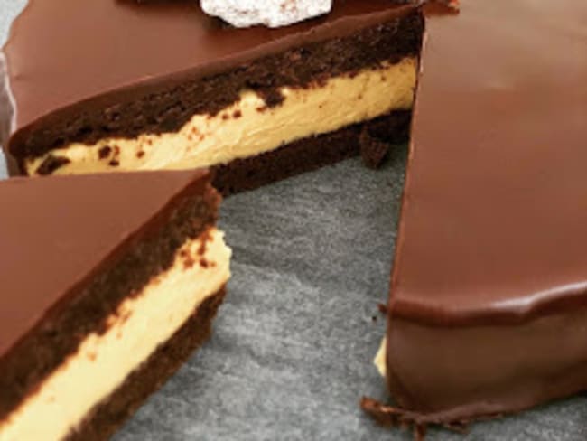 Gâteau au chocolat et amande