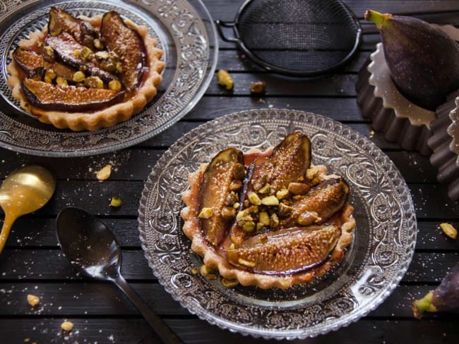 Tartelettes figues et pistaches