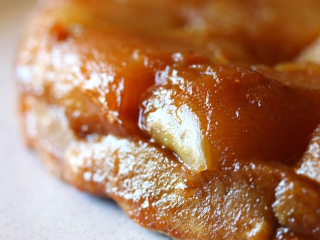 Tarte Tatin au caramel sans sucre (IG bas)