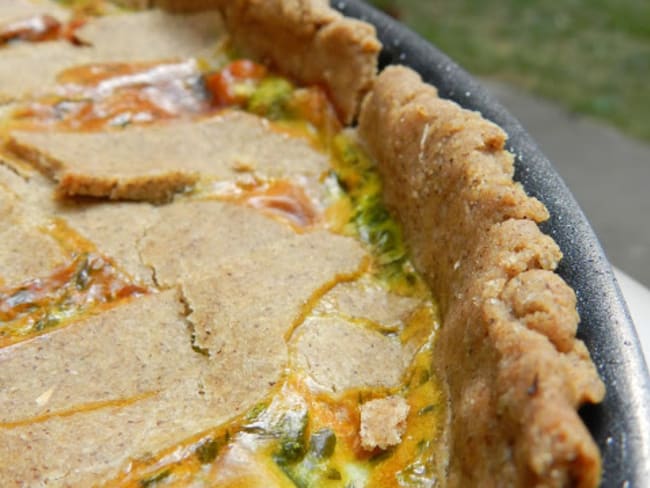 Tarte aux herbes du jardin