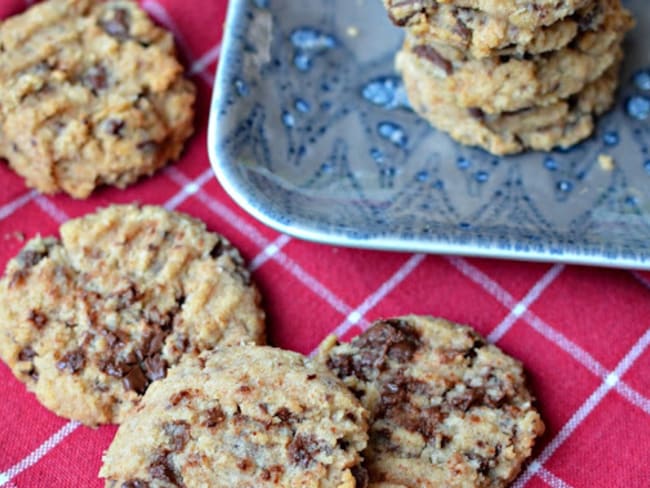 Les cookies coco et chocolat