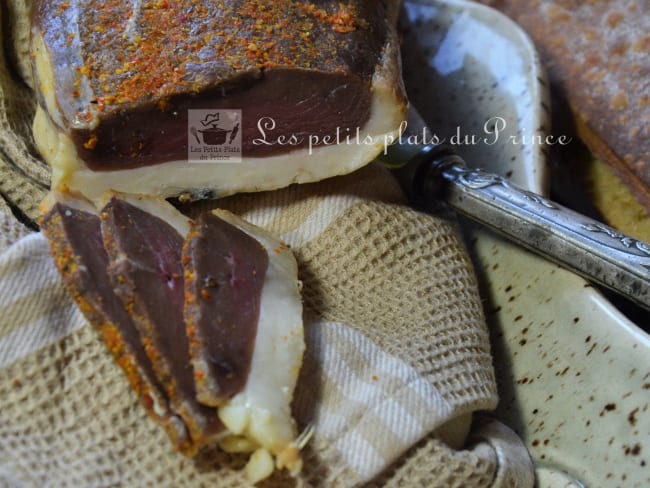 Magret de canard fumé et séché fait maison