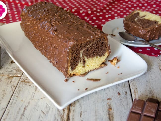 Cake marbré chocolat vanille - recette de Cyril Lignac