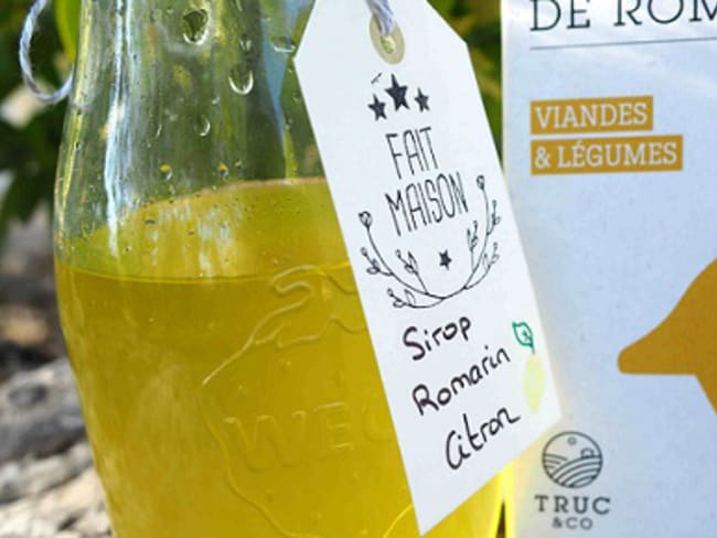 Sirop Citron Romarin