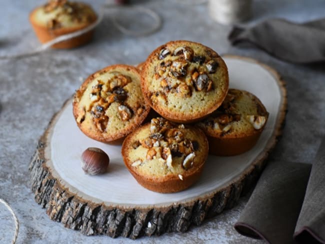 Financier noisettes pralinées