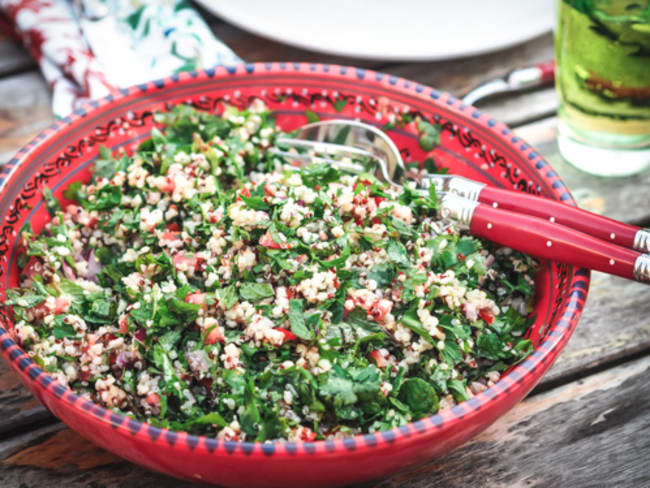 Quinoa façon taboulé libanais