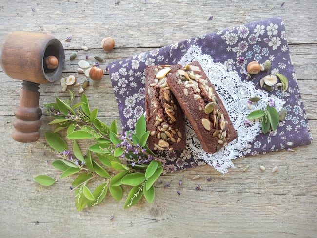 Financiers au chocolat et aux fruits secs