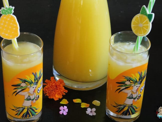 Ananas fizz au gingembre