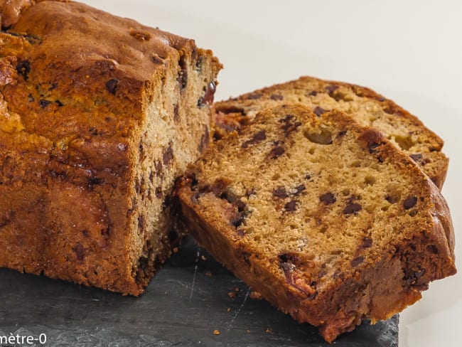 Gâteau du matin aux figues, amandes et chocolat