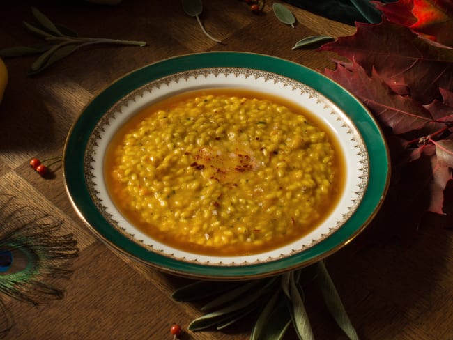 Risotto de courge mantovane à la sauge