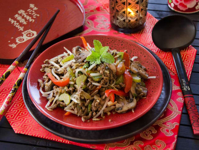 Chop Suey au boeuf pour le nouvel an chinois