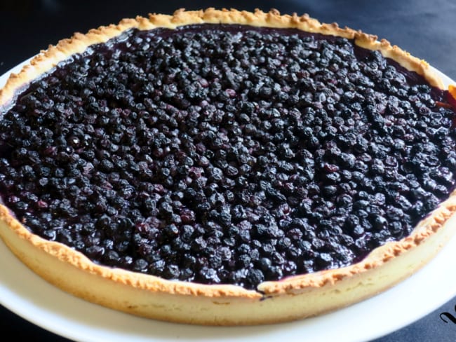 Tarte aux myrtilles