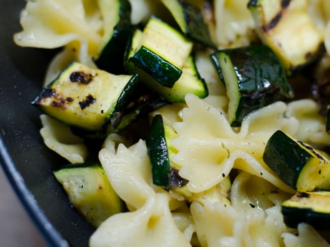 Farfalle aux courgettes