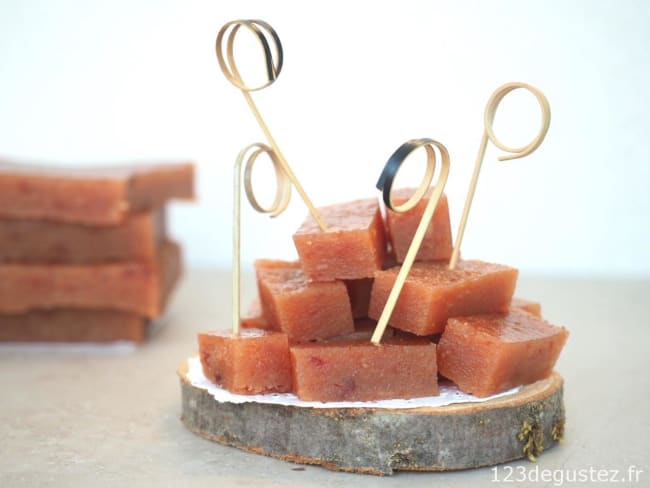 Pâte de coing maison et sa gelée rapide