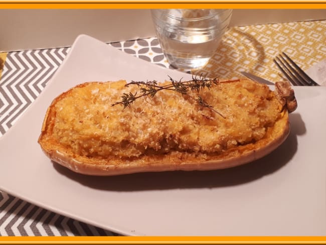 Butternut farcie au Quinoa -