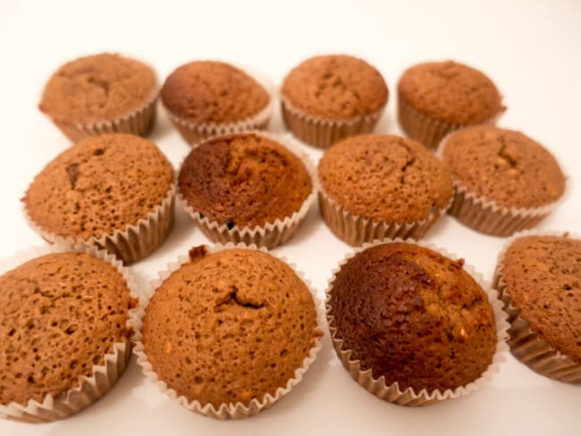 Muffins chocolat ultra praliné