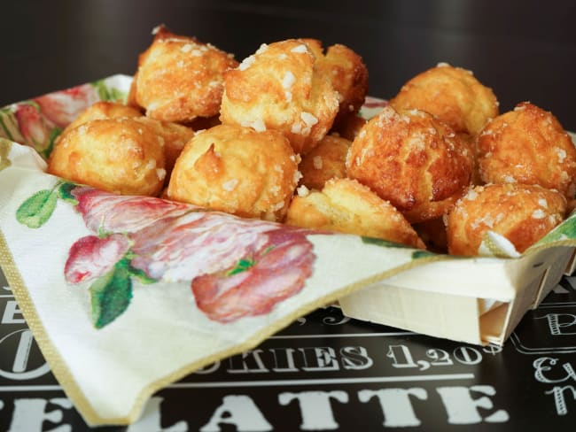 Panier de chouquettes maison