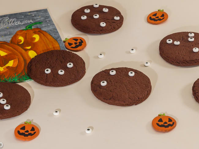 Monstrueux cookies d'halloween