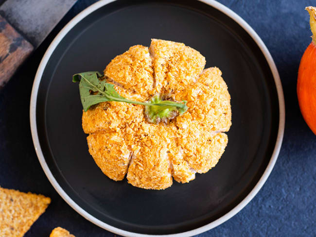 Citrouille de fromage pour la soirée d'halloween