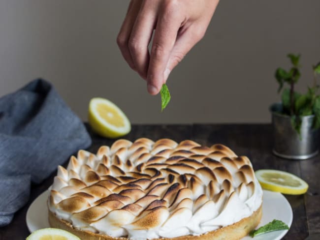 Tarte au citron meringuée