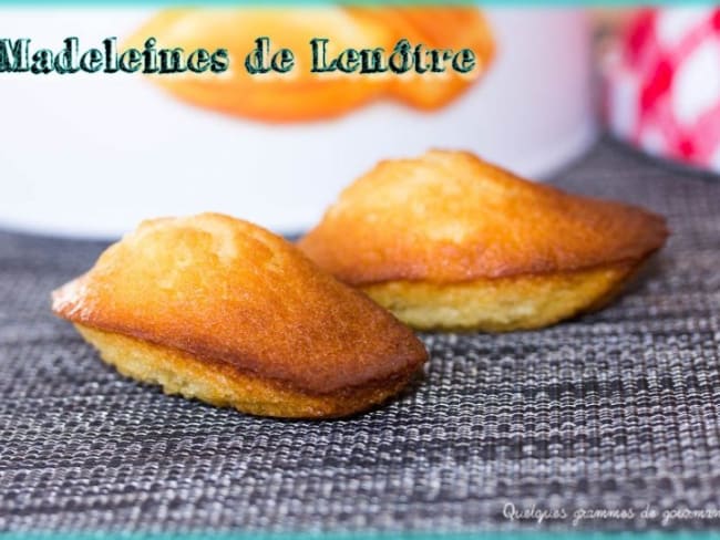 Madeleines de Lenôtre