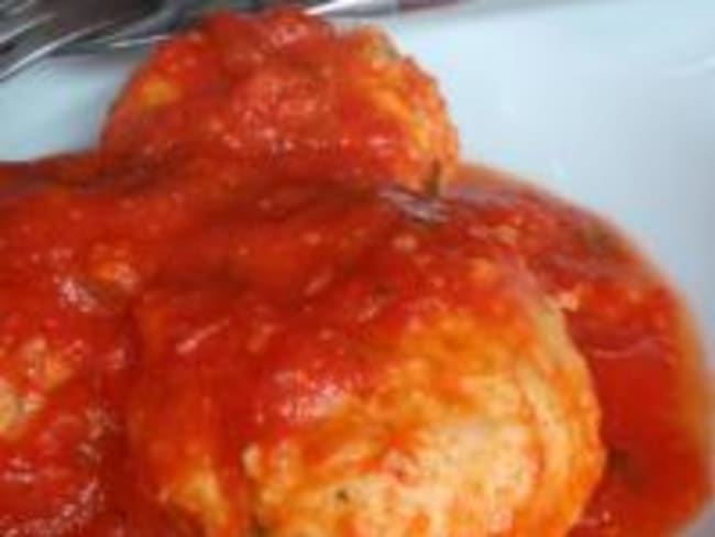 Boulettes de Poulet à la Sauce Tomate