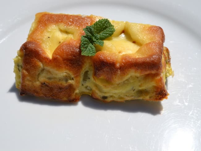 CLAFOUTIS AUX COURGETTES ET A LA FETA (thermomix)