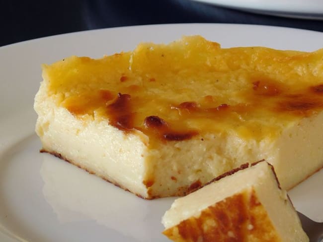 Flan pâtissier sans pâte