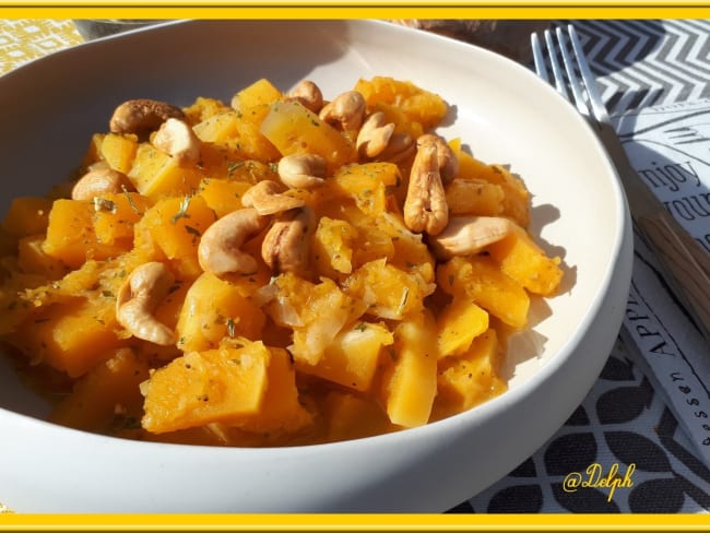 Curry de Butternut au lait de coco