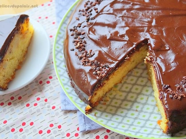 Gâteau poires chocolat