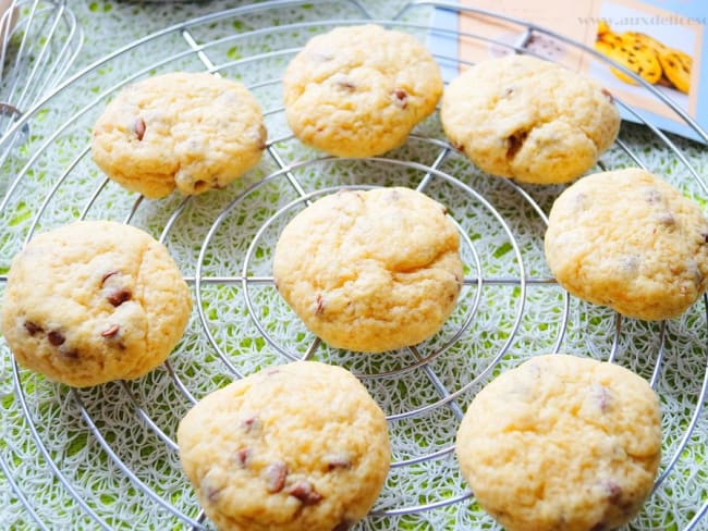 Cookies moelleux aux pépites de chocolat