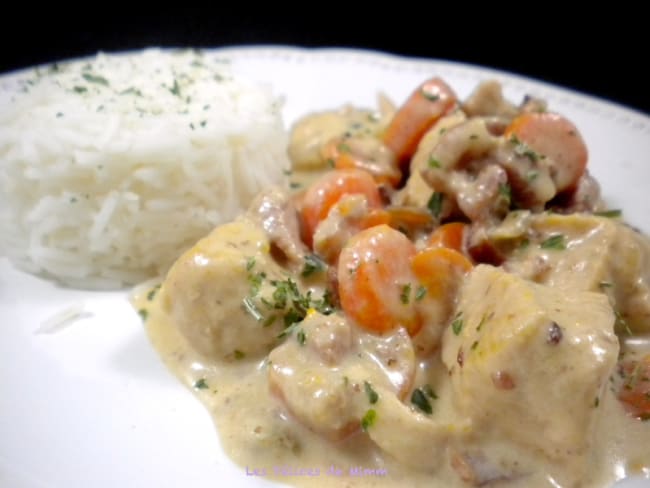 Filets de poulet aux lardons et à l'estragon